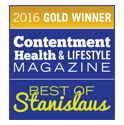 2016 Gold Winner Contentment Health & Lifestyle Magazine Best of Stanislaus