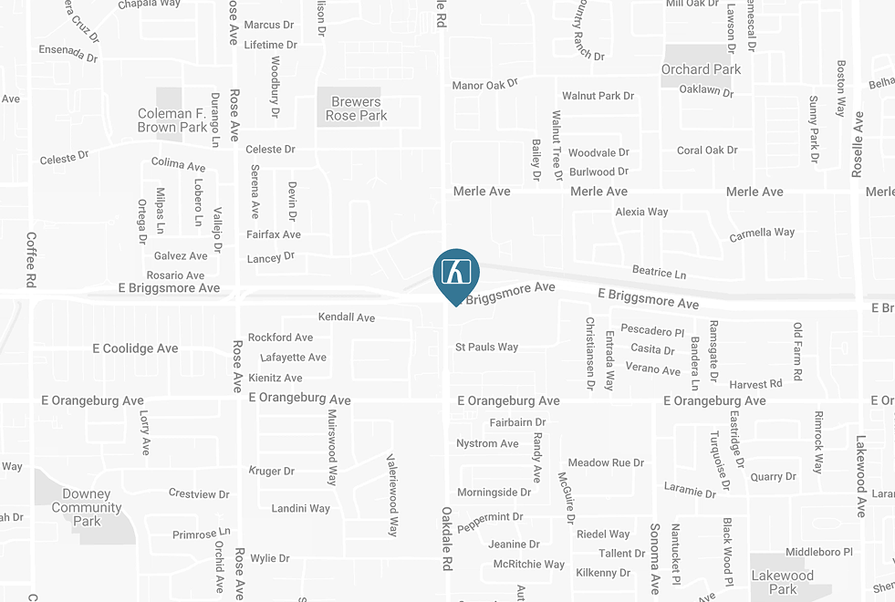 Map Showing The Modesto Office